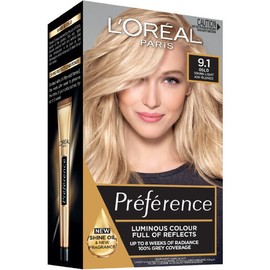 L'Oreal L'Oréal Paris Préférence Permanent Hair Colour - 9.1 Oslo (Light Ash Blonde)