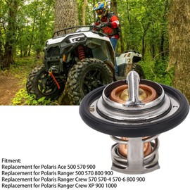 High Performance Thermostat Off-Road Motorcycle Thermostat 180F 7052496 Motor Thermostat Replacement for Polaris RZR Crew XP 900 570