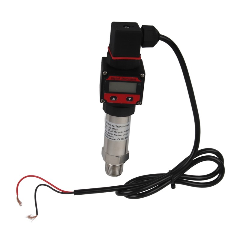 Diffusion Silicon Pressure Transmitter Digital Water Air Pressure Transducer 24V