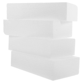 VICASKY Floral Foam Foam Board 4pcs Rectangular Foam Block DIY Crafting Foam Sculpting Blocks Foam Rectangle Bricks Thick Foam Board Floral Arrangements Blocks Craft Foam Block Foam Cubes Graffiti