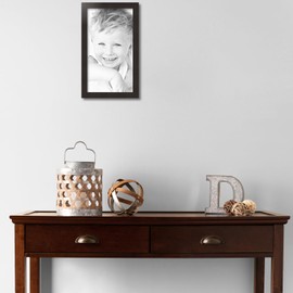 ArtToFrames 10x18 Inch Brown Picture Frame, This 1.25" Custom Poster Frame is Black Coffee, for Your Art or Photos - Comes with Regular Glass, 2WOM0066-76808-623-10x18