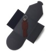 Felt Key Fob Man His Dark Brown / Nut Brown