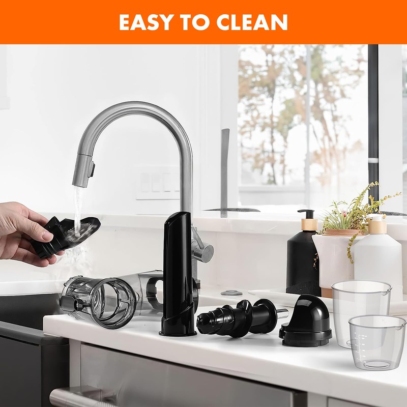 Masticating Juicer Attachment for KitchenAid Stand Mixer, Cold Press Juicer
