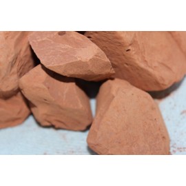 SMBK Red Clay,Edible Clay Chunks, Natural Clay,Organic Clay,Clay Mask,Natural Mud Mask,7OZ (200GM)