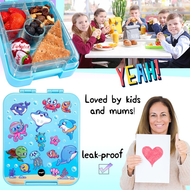 Fringoo - Bento Box - Lunch Box - Leak-Proof, 650ml