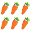 6 Pcs Easter Carrot Cutlery Holders Bags Utensil Pouch Felt