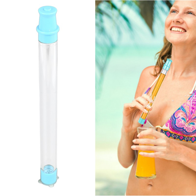 Shot Straw Leakproof Plastic Silicone Shot Straw Tube Reusable Portable