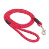 Rosewood Rope Twist Lead, 64-inch, Brown/ Teal