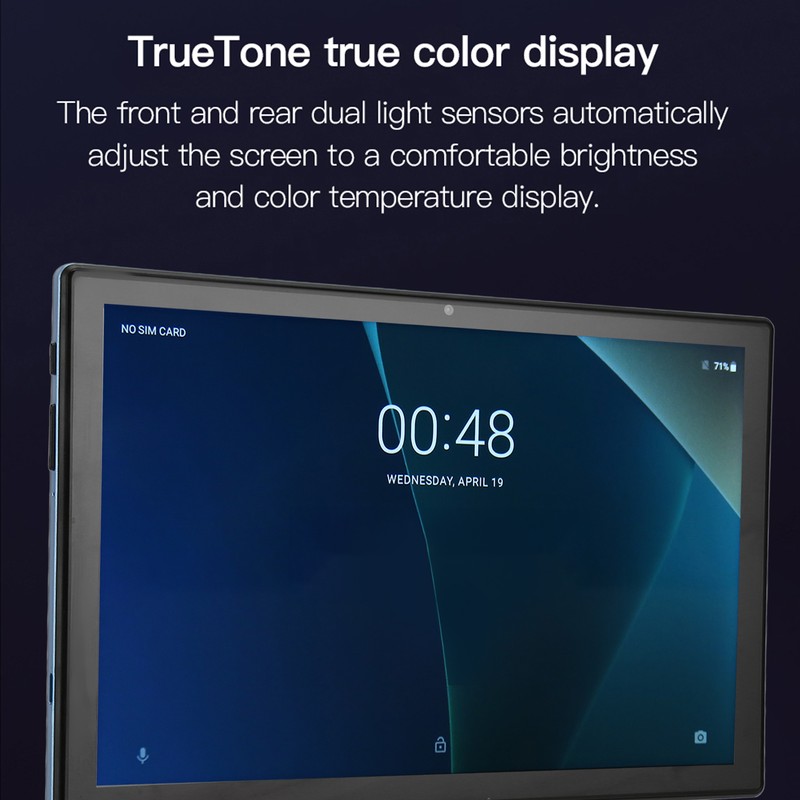 10.1 Inch Tablet for Android 12.0 Tablet 1960X1080 Resolution Octa