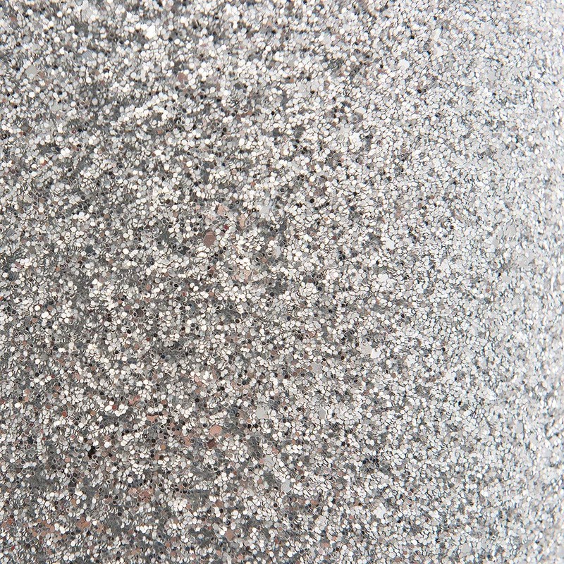Modern Silver Glitter Cylinder Ceiling Pendant Light Shade with Clear