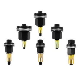 Set of 6 Rivet Nuts Tool Head Set, M3-M4-M5-M6-M8-M10 Rivet Nut Tool, Hand Riveting Tool Set, Both for Manual Operation and Electric Drill Operation, for Mounting Goods Shelves