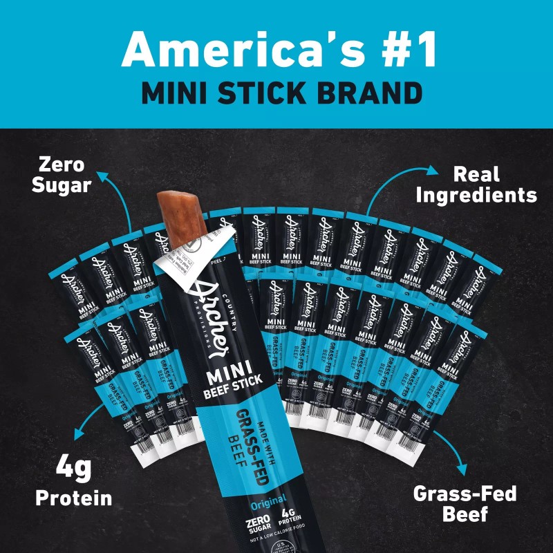 Country Archer Original Mini Jerky Beef Sticks by Country Archer,
