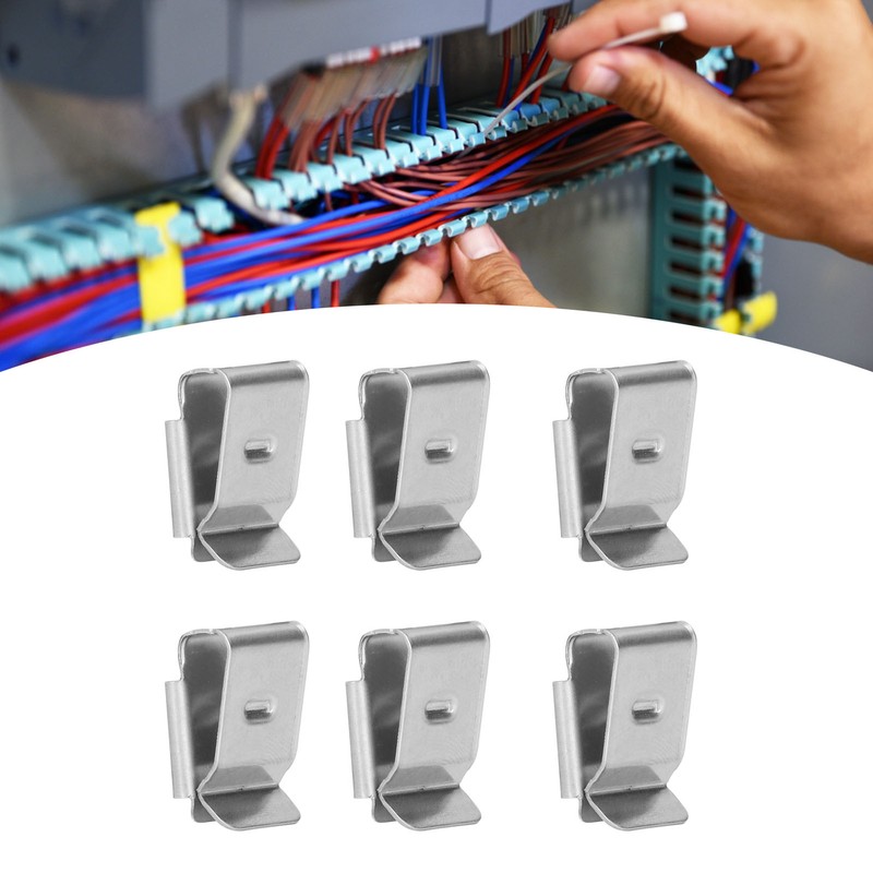 50 Pcs Solar Panel Cable Clip Barb Design Smoothly Edge