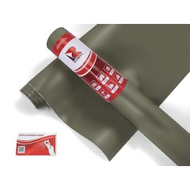 Avery Dennison SW900 711-O in Matte Khaki Green - Dual Layered Vinyl Car Supreme Wrapping Film - 12" x 60" - Vehicle Sheet Roll