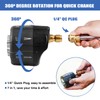 MEKOH Pressure Washer Nozzle, 7-in-1 Quick Changeover Nozzle, Adjustable Pressure