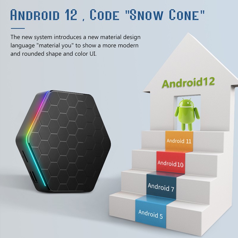 T95Z Plus Android 12.0 Smart TV Box Allwinner H618 Quad-core