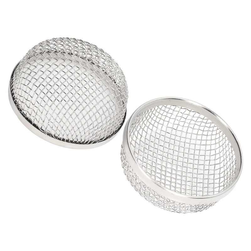 2Pcs RV Water Heater Vent Cover Stainless Steel 2.8in Flying