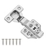 20 Pack Full Overlay Soft Close Cabinet Hinges 105° Frameless