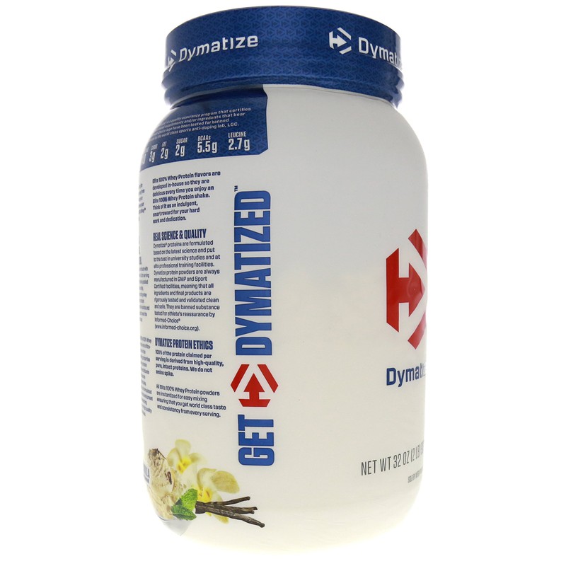 Dymatize Nutrition Elite Whey Protein Powder, Gourmet Vanilla, 2 Pounds
