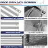Windscreen4less 3'x29' Deck Balcony Privacy Screen Fence Apartment Balcony Mesh