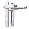  UPVC Door Handles Set - Polished Chrome - Lever/Lever