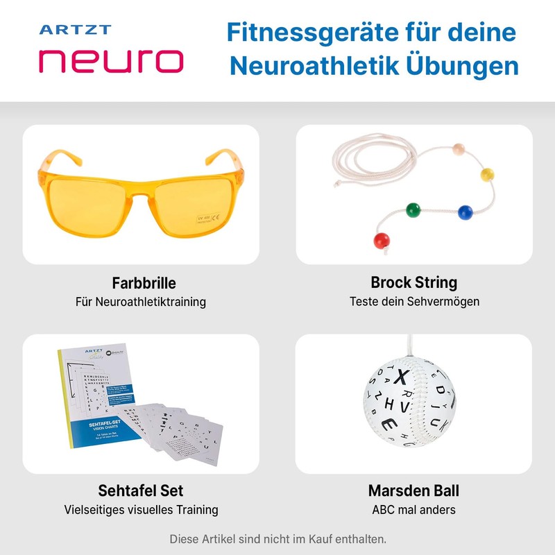 ARTZT Coloured Glasses for Neuroathletics Training Sports Glasses Men and