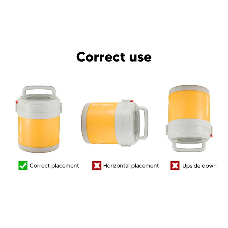 1.3L Vacuum Insulated Lunch Box 304 Stainless Steel Food Container