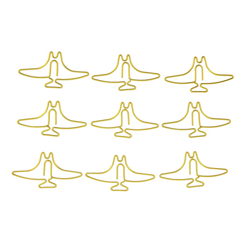 100pcs Paper Clips Prevent Slip Cute Animal Shaped Decorative Metal