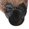 Chignon Net Barrette with Net Bun Net, Hair Net, Ribbon,