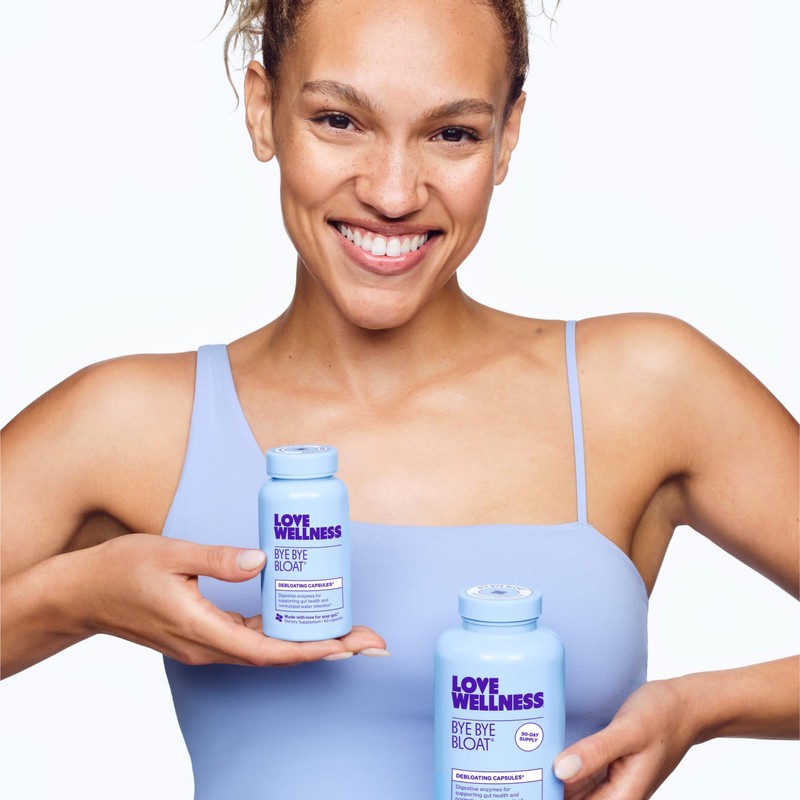 Love Wellness Bye Bye Bloat, Digestive Enzymes | Bloating Relief