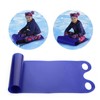 Flexible Snow & Sand Sled, Lightweight Plastic Sliding Board for