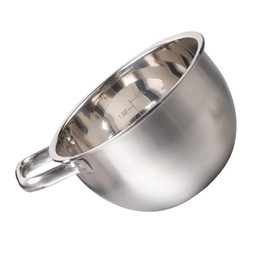 DOITOOL Home Essentials Kitchen Essentials Stainless Steel Mixing Bowls With Handle Egg Beating Bowl Large Metal Bowl Pot for Cooking Baking Food Storage 1L Home Essentials Kitchen Essentials