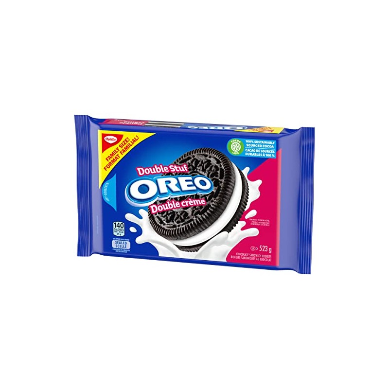 Oreo Galletas sándwich Double Stuf, tamaño familiar 523 g