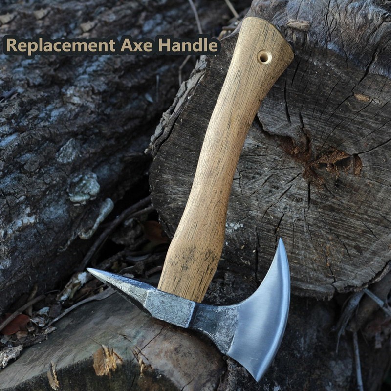 Replacement Axe Handle for Camping Gardening Axe, 13in Hickory Hatchet