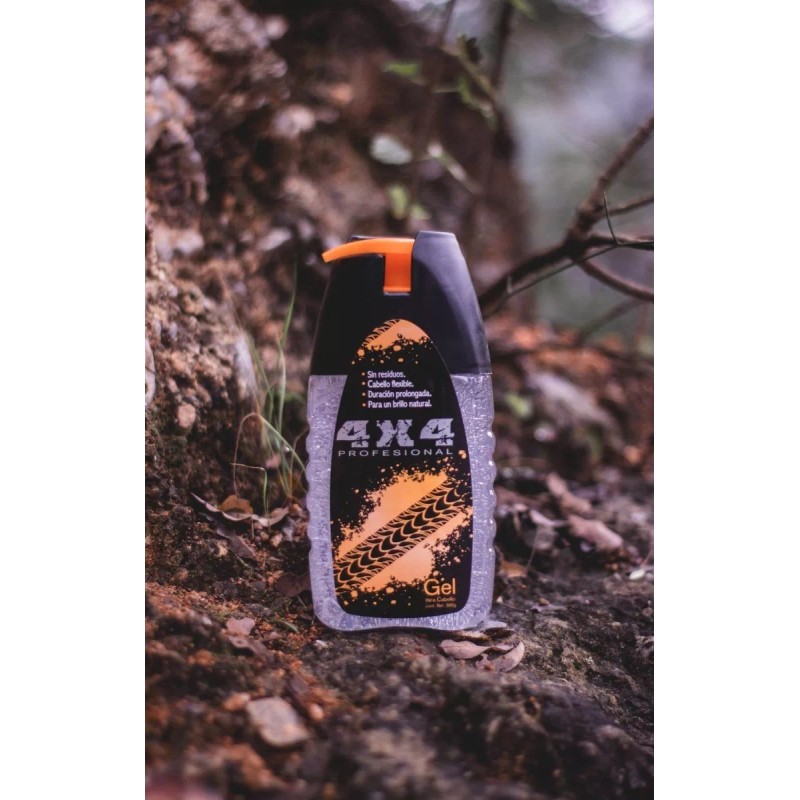 4x4 Gel Moldeador, Fijador Para Cabello 4x4 Profesional 500g