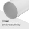 MECCANIXITY 6.3 Inch PVC Rigid Tube Round Pipe 152mm ID