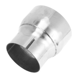 Motoforti 3.15'' OD to 4'' OD Mandrel Exhaust Pipe Adapter Concentric Reducer Car Exhaust Pipe Tubing Piping Adapter 4" Length 201 Stainless Steel Silver Tone