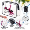 Cheer Gifts for Girls Women Makeup Bag Cheerleader Gifts Clear