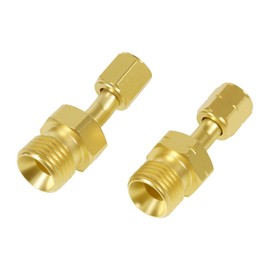 Acetylene Propane Hose Adaptors and Oxygen Hose Coupler Connect Size "B" 9/16"-18 Hose to Size "A" 3/8"-24 Regulator or Torch