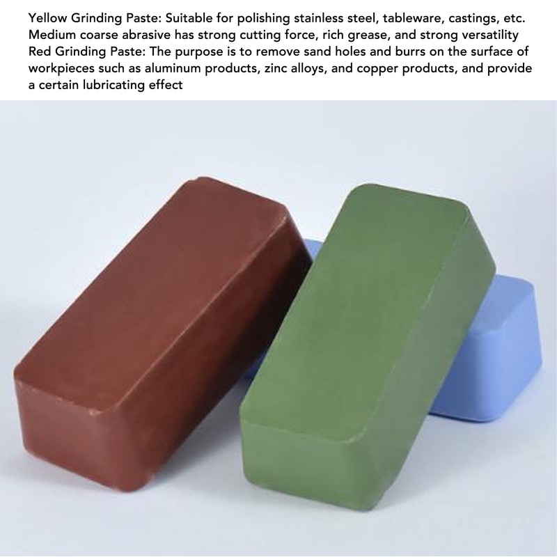 6 Pcs Metal Polishing Bar Multi Functional Solid Wax Metal