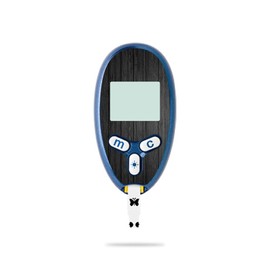 MightySkins Skin Compatible with Abbott Freestyle Lite - Black Wood | Protective, Durable, and Unique Vinyl Decal wrap Cover | Easy to Apply, Remove, and Change Styles | Made in The USA