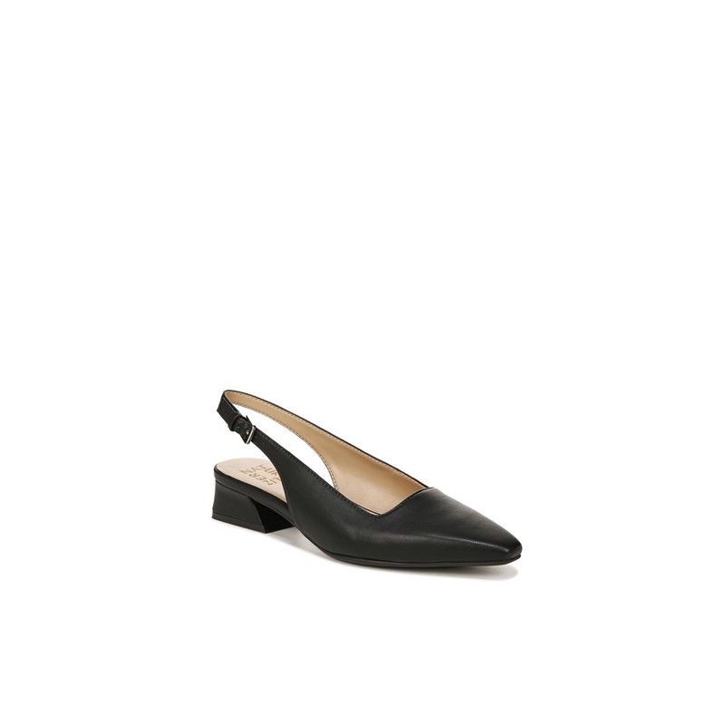 Naturalizer Naturalizer Womens Ginger Snip Toe Slingbacks Black 8.5 W