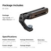 SmallRig Wooden Top Handle with NATO Clamp & NATO Rail,