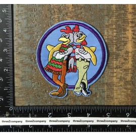 Unbranded LOS POLLOS HERMANOS Chicken Restaurant Logo Iron-On Patch Breaking Bad TV Show