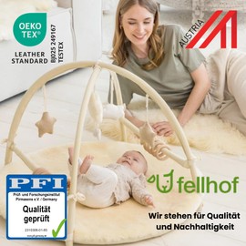 Fellhof Spezialshampoo für Lammfelle 250ml & Mulltuch Blaubaer