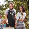MoonWorks Robust BBQ Apron for Kitchen and Chef with German