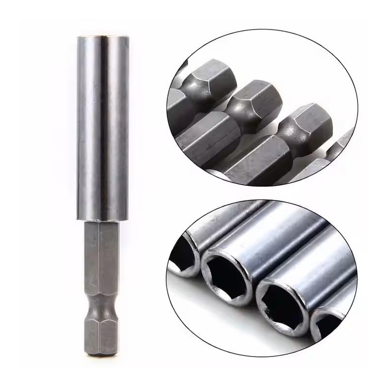 Sivitec 5 PCs Magnetic Bit Holder Set, 60mm Bit Holders