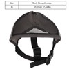 Adjustable Bulldog Mask Bite and Barking Dog Muzzle Eye Closed