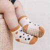 FedMois Pack of 5 Baby Toddler ABS Non-Slip Socks, Trainer