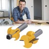2Pcs Tongue Groove Router Bit 120° with Edge Banding Woodworking